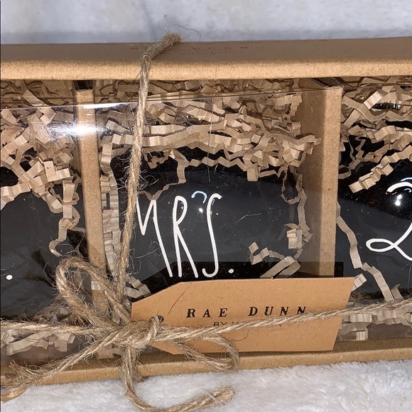 SOLD Rae Dunn Mr Mrs 2019 Ornaments - Picture 4 of 5